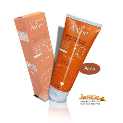 Avène উচ্চমানের সুরক্ষা লোশন SPF 50+ প্যারিস 100ml.